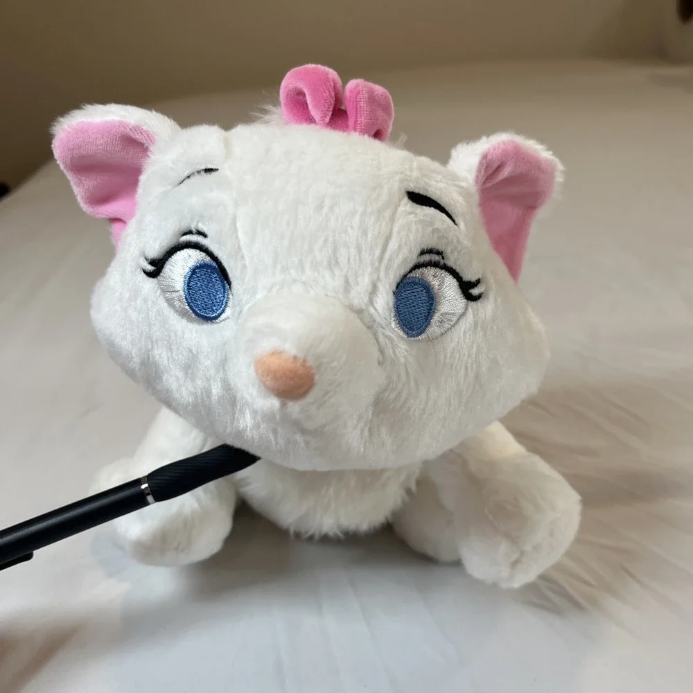 Disney Store Aristocats Marie White Cat Kitty Kitten Plush Stuffed Animal Toy